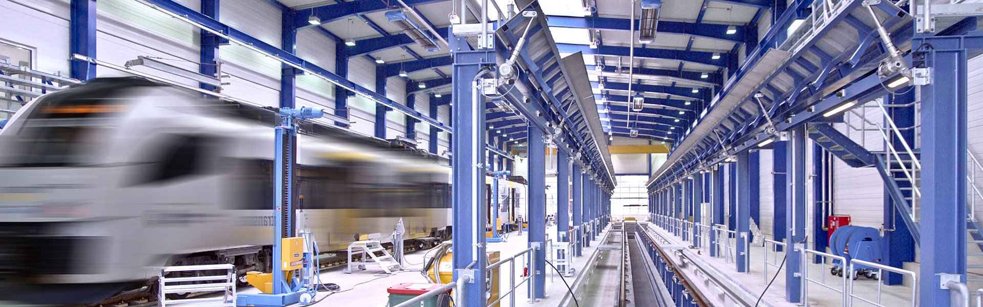Industriebau: Werkstätten für Schienenfahrzeuge